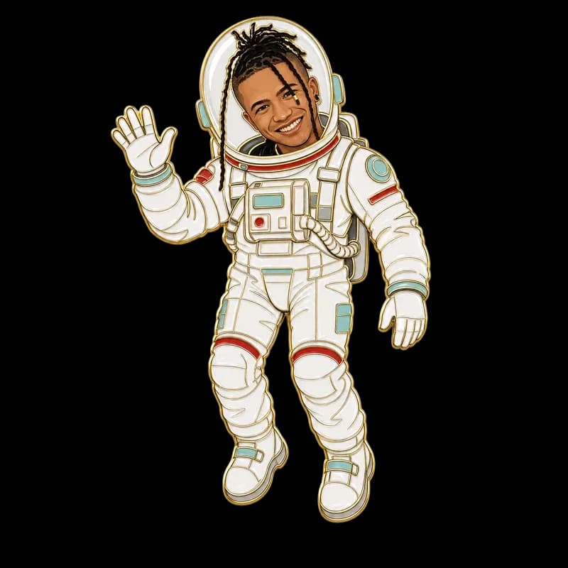 Niklas Meyer als Astronaut illustriert